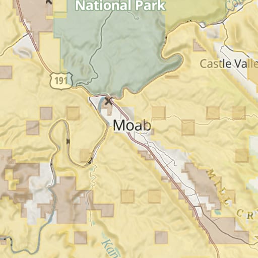 Public Lands in Goat Maps